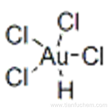 Aurate(1-),tetrachloro-, hydrogen (1:1),( 57191295,SP-4-1)- CAS 16903-35-8